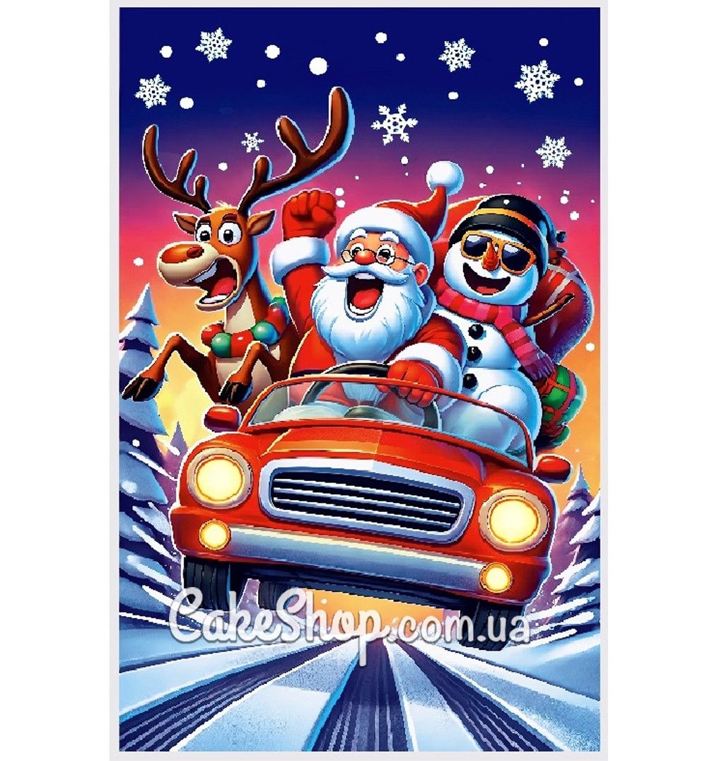 ⋗ Пакеты новогодние Новый год 25х40 см, 10 шт купить в Украине ➛ CakeShop.com.ua, фото
