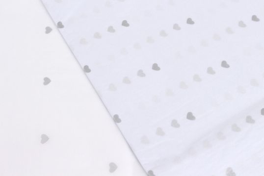 ⋗ Папір тішью серденька срібло, 5 аркушів купити в Україні ➛ CakeShop.com.ua, фото