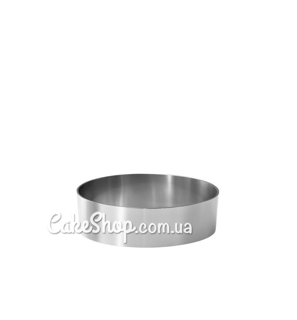 ⋗ Кольцо для выпечки тортов, d-12 см, h-3 см толщина – 1 мм купить в Украине ➛ CakeShop.com.ua, фото