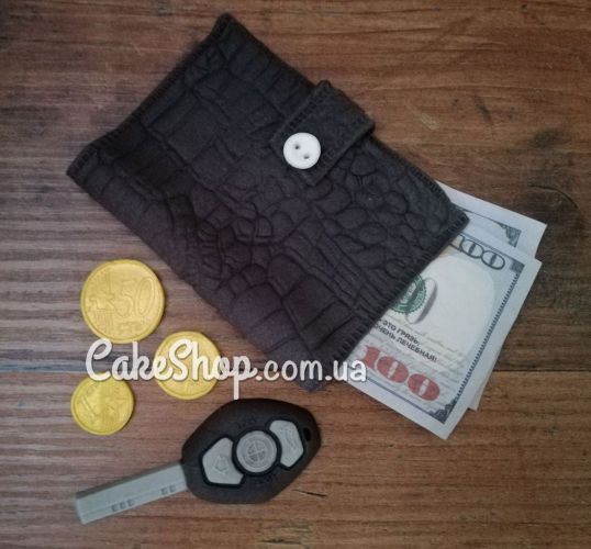 ⋗ Сахарная фигурка Кошелек, ключ и монеты ТМ Ириска купить в Украине ➛ CakeShop.com.ua, фото