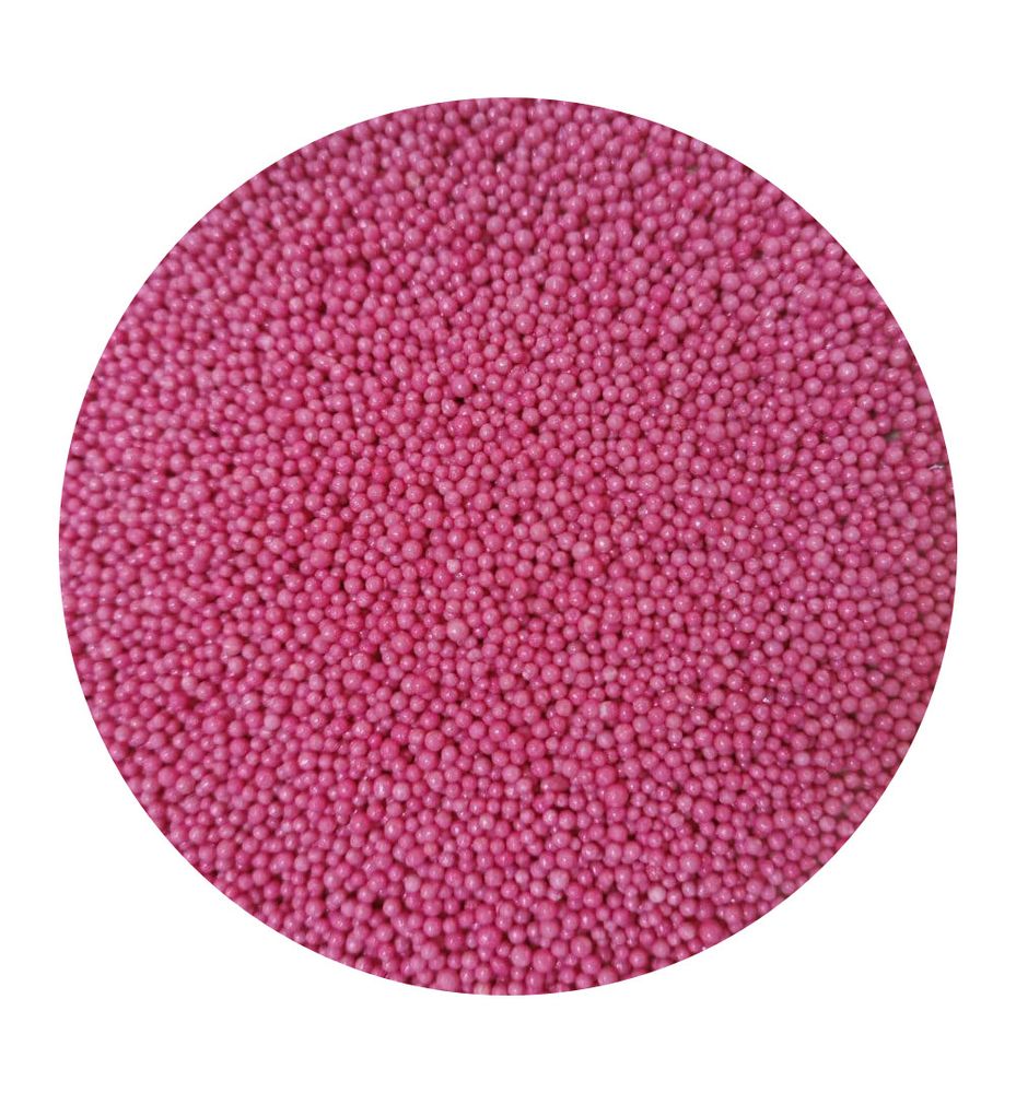 Посипка цукрова кулькі Рожеві 1 мм,  50 г - фото