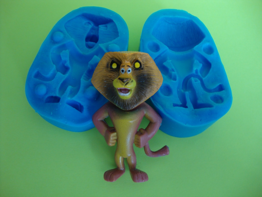 ⋗ Силиконовый молд 3Д Лев Алекс купить в Украине ➛ CakeShop.com.ua, фото