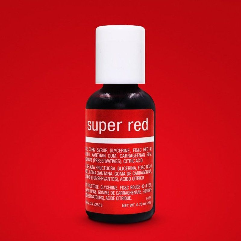 Гелевый краситель Chefmaster Liqua-Gel Super Red - фото