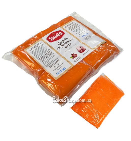 ⋗ Мастика кондитерская Slado Оранжевая, 100 г купить в Украине ➛ CakeShop.com.ua, фото