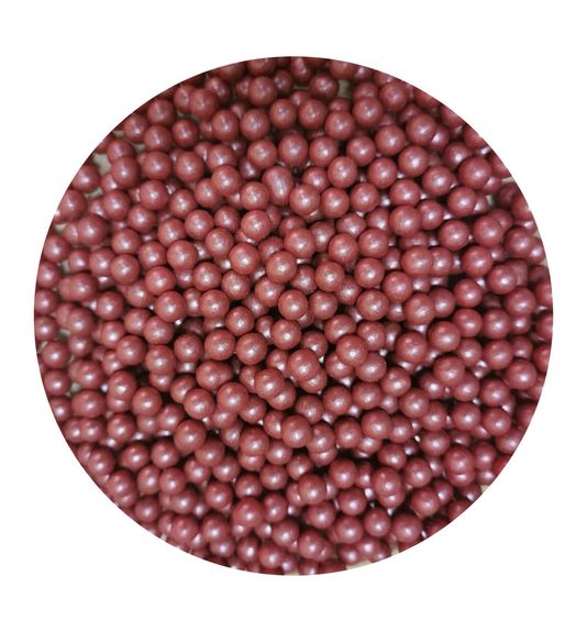 ⋗ Жемчуг сахарный Бордовый 5 мм, 50 г купить в Украине ➛ CakeShop.com.ua, фото