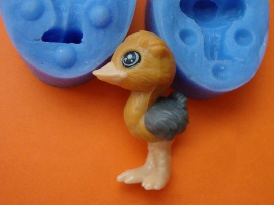 ⋗ Силиконовый молд 3Д Страусенок купить в Украине ➛ CakeShop.com.ua, фото