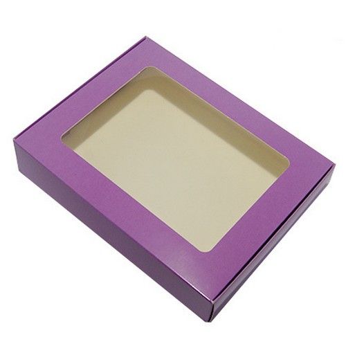 Коробка для пряників 192х148х40 мм, Фіолет - фото