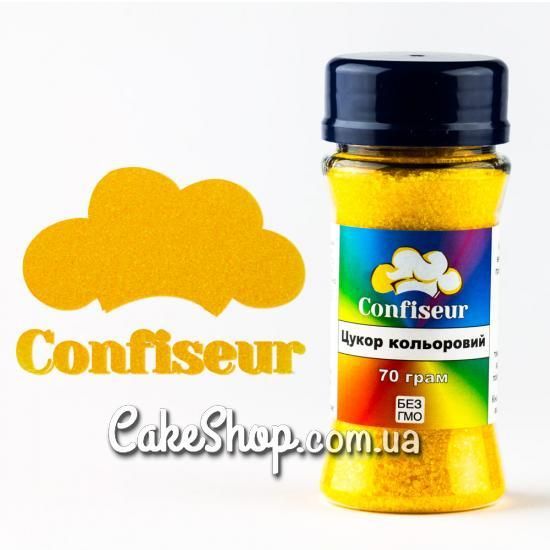 ⋗ Сахар цветной желтый купить в Украине ➛ CakeShop.com.ua, фото