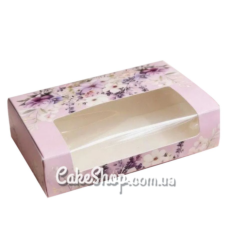 Коробка для еклерів і тістечок Ескімо з вікном Натхнення весни, 21х15х5 см - фото