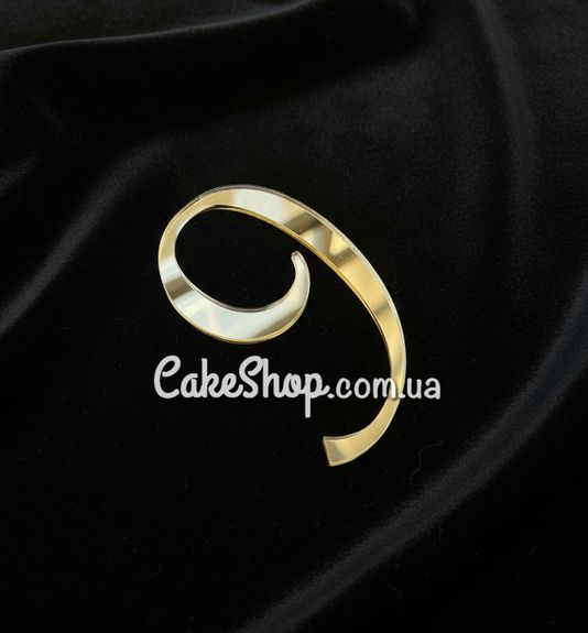 ⋗ Акриловий топпер DZ бічний цифра 9, золото купити в Україні ➛ CakeShop.com.ua, фото
