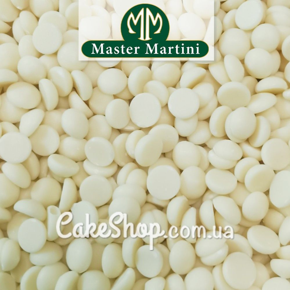 Шоколад Ariba білий Master Martini диски, 100 г - фото