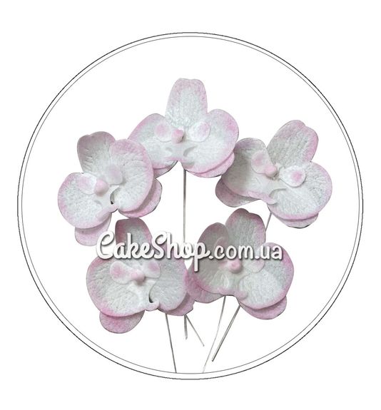 ⋗ Вафельный цветок Орхидея тонированная розовая ТМ Сладо купить в Украине ➛ CakeShop.com.ua, фото