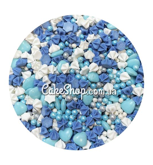 ⋗ Посыпка рисовая с безе и микс сердцами #2, 50 г купить в Украине ➛ CakeShop.com.ua, фото