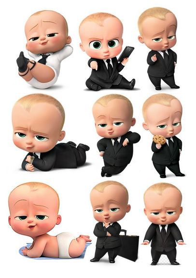 ⋗ Вафельна картинка Бебі Бос 7 купити в Україні ➛ CakeShop.com.ua, фото