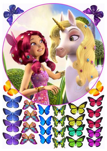 ⋗ Вафельна картинка Мія і Я 31 купити в Україні ➛ CakeShop.com.ua, фото