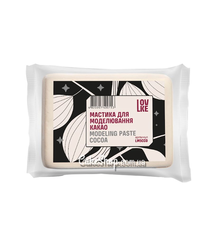 Мастика LOVKE (Criamo) для моделирования Какао, 0,5 кг - фото