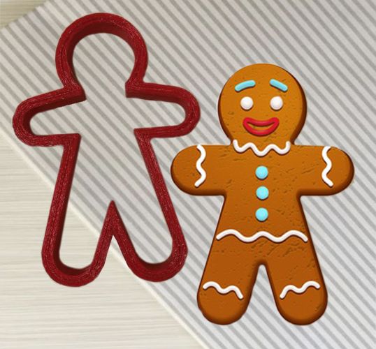 ⋗ Вырубка пластиковая Пряничный человечек, 10,5 см купить в Украине ➛ CakeShop.com.ua, фото