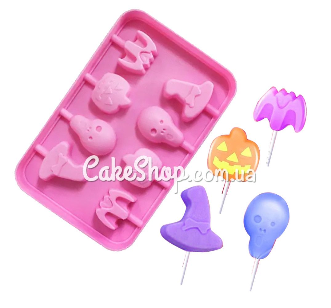 ⋗ Силіконова форма для льодяників Хелловін  купити в Україні ➛ CakeShop.com.ua, фото