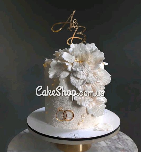 ⋗ Цукрові фігурки Пелюстки білі ТМ Іриска купити в Україні ➛ CakeShop.com.ua, фото