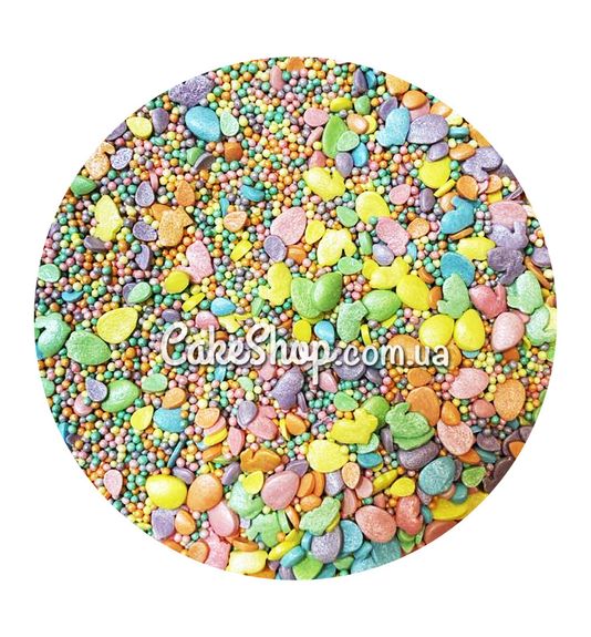 ⋗ Посыпка перламутровая Dobryk Пасха микс #1, 50 г купить в Украине ➛ CakeShop.com.ua, фото
