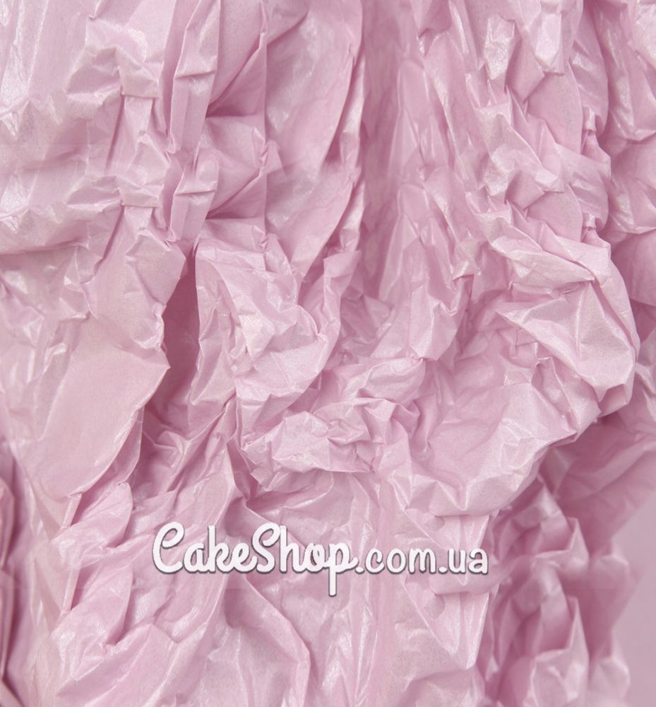 Папір тішью LP Пастель з перламутром бузковий, 5 аркушів - фото