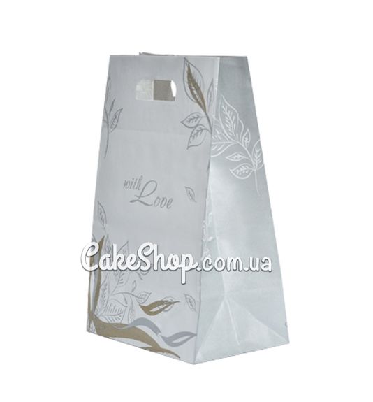⋗ Пакет весільний для короваю With Love, листочки  купити в Україні ➛ CakeShop.com.ua, фото