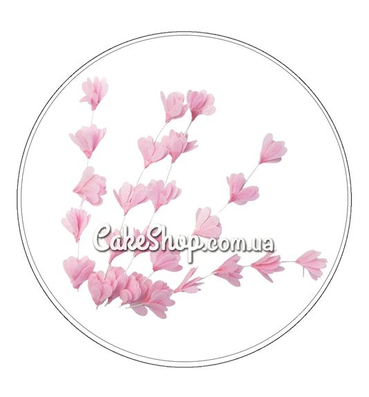 ⋗ Вафельный цветок Веточка сакуры розовая ТМ Сладо купить в Украине ➛ CakeShop.com.ua, фото