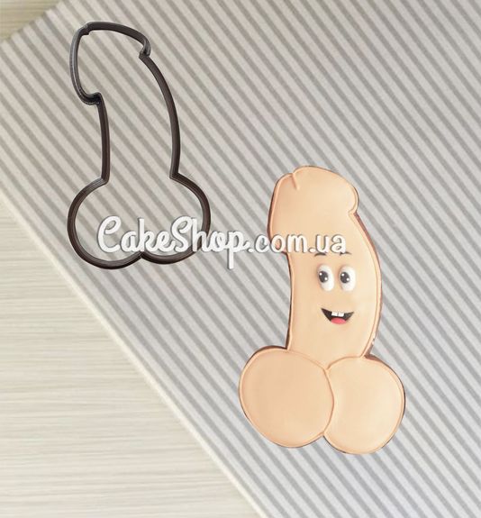 ⋗ Вирубка пластикова Пеніс 2 купити в Україні ➛ CakeShop.com.ua, фото