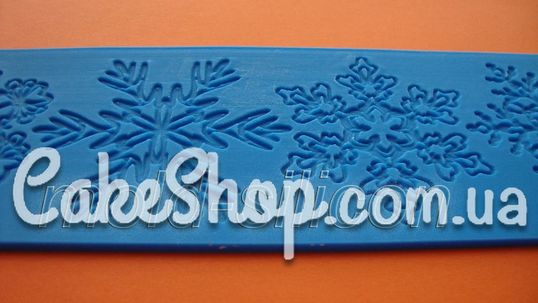 ⋗ Силіконовий килимок Сніжинки 1 купити в Україні ➛ CakeShop.com.ua, фото