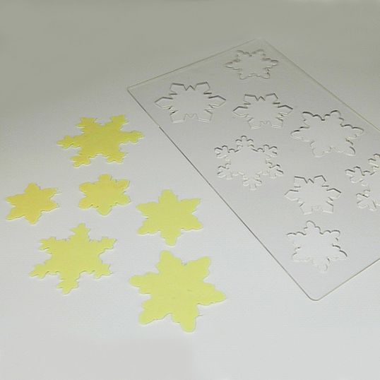 ⋗ Трафарет для шоколада Снежинки 1 купить в Украине ➛ CakeShop.com.ua, фото