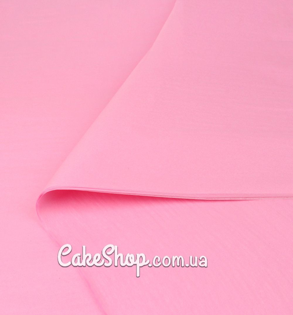⋗ Папір тішью LP рожевий 28г/м, 10 аркушів купити в Україні ➛ CakeShop.com.ua, фото