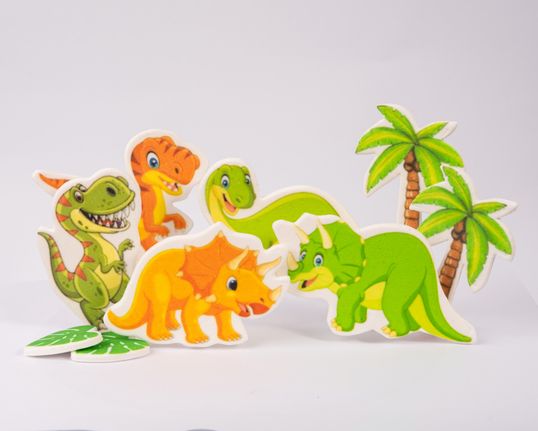 ⋗ Цукрові фігурки Динозаври 2 ТМ KD купити в Україні ➛ CakeShop.com.ua, фото
