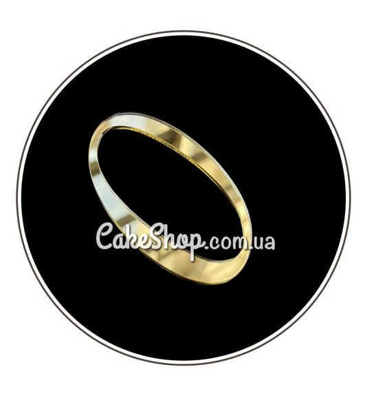 ⋗ Акриловий топпер DZ бічний цифра 0, золото купити в Україні ➛ CakeShop.com.ua, фото