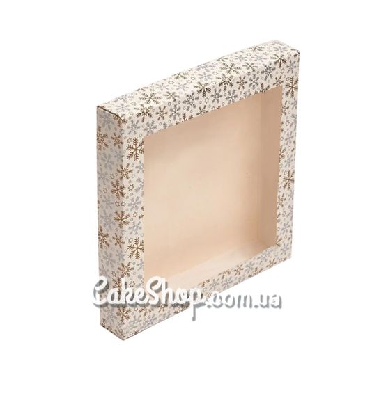 ⋗ Коробка для печива Зима, 20х20х3 см купити в Україні ➛ CakeShop.com.ua, фото