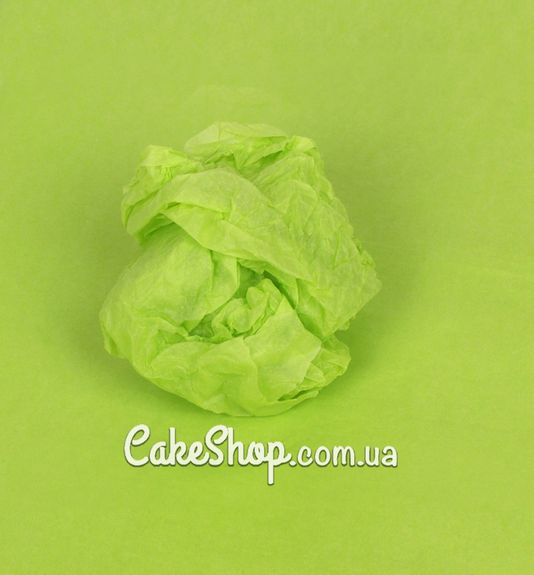 ⋗ Папір тішью LP салатовий 17г/м, 10 аркушів купити в Україні ➛ CakeShop.com.ua, фото