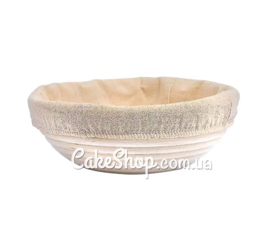 ⋗ Корзина для расстойки хлеба ротанговая, круглая 20 см купить в Украине ➛ CakeShop.com.ua, фото