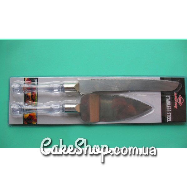⋗ Набор Нож и лопатка для торта купить в Украине ➛ CakeShop.com.ua, фото