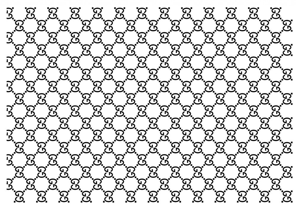 Сахарная картинка принт Гуччи 3 - фото