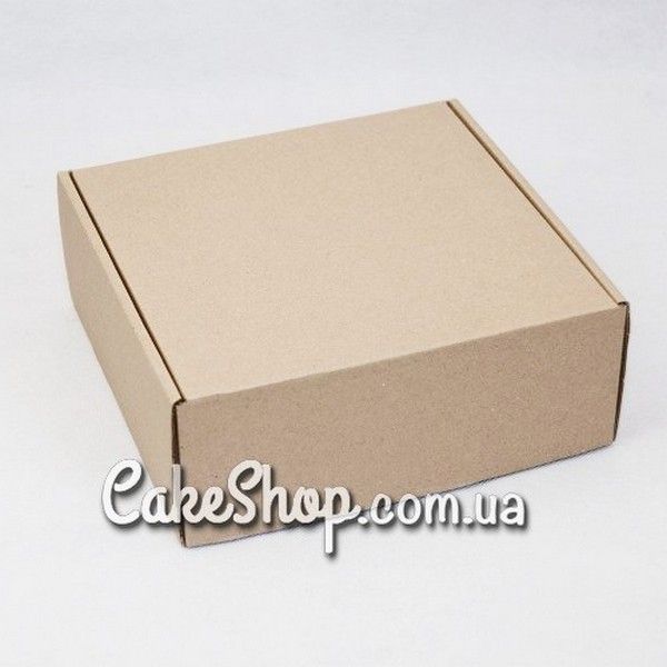 ⋗ Коробка самосборная из гофрокартона, 21,5х21,5х8,5 см купить в Украине ➛ CakeShop.com.ua, фото