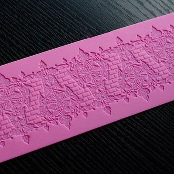 Силіконовий килимок для гнучкого айсінгу Мереживний декор 2 - фото