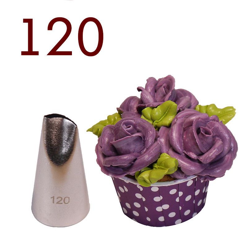 ⋗ Насадка кондитерская Лепесток розы #120 средняя купить в Украине ➛ CakeShop.com.ua, фото