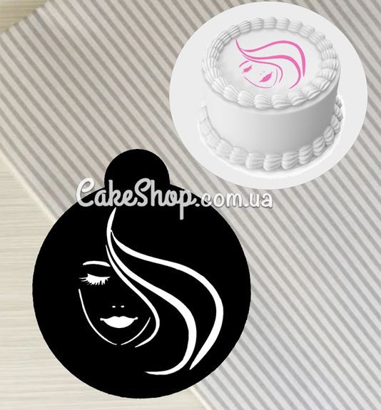 ⋗ Трафарет для тортов Девушка 1 купить в Украине ➛ CakeShop.com.ua, фото
