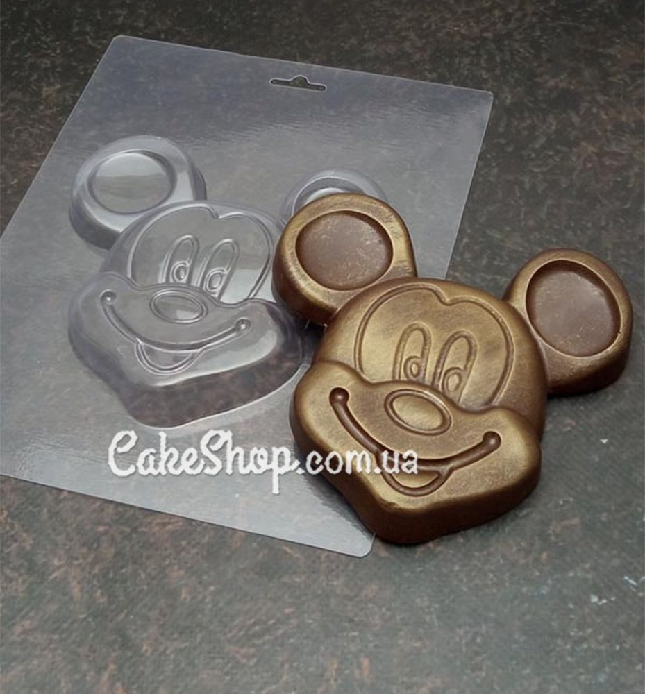 Пластиковая форма для шоколада Микки - фото