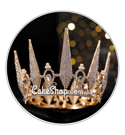 ⋗ Корона Princess Золото купить в Украине ➛ CakeShop.com.ua, фото