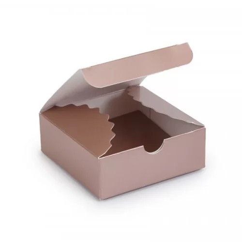 ⋗ Коробка мини-бокс Металлик, 8,3х8,3х3 см купить в Украине ➛ CakeShop.com.ua, фото