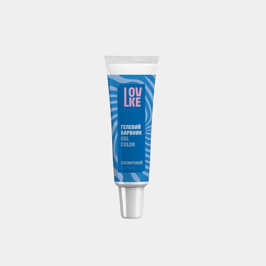 ⋗ Барвник гелевий LOVKE водорозчинний Сапфіровий, 16 г купити в Україні ➛ CakeShop.com.ua, фото