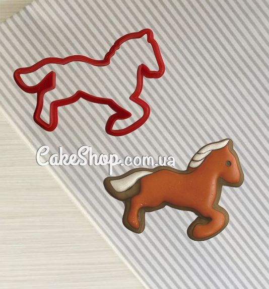 ⋗ Вырубка пластиковая Лошадь 2 купить в Украине ➛ CakeShop.com.ua, фото