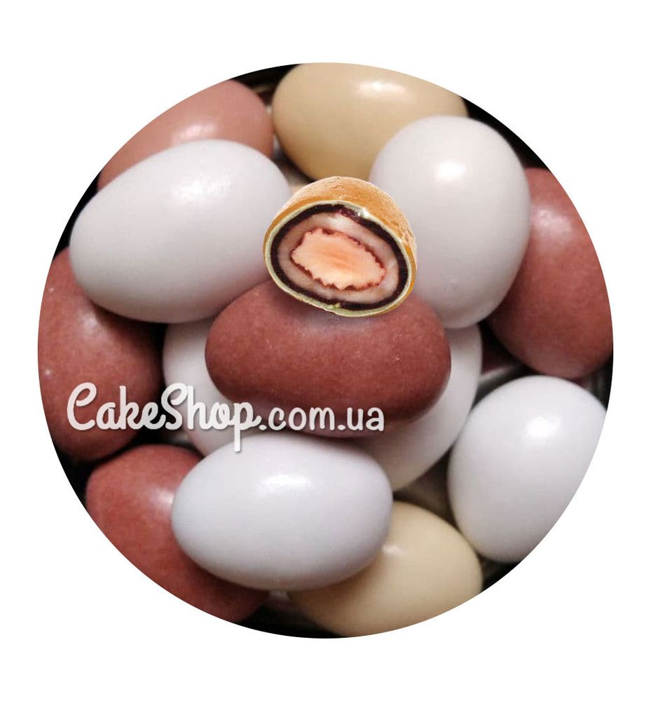 Декор шоколадний Яйця (коричневий мікс) - фото
