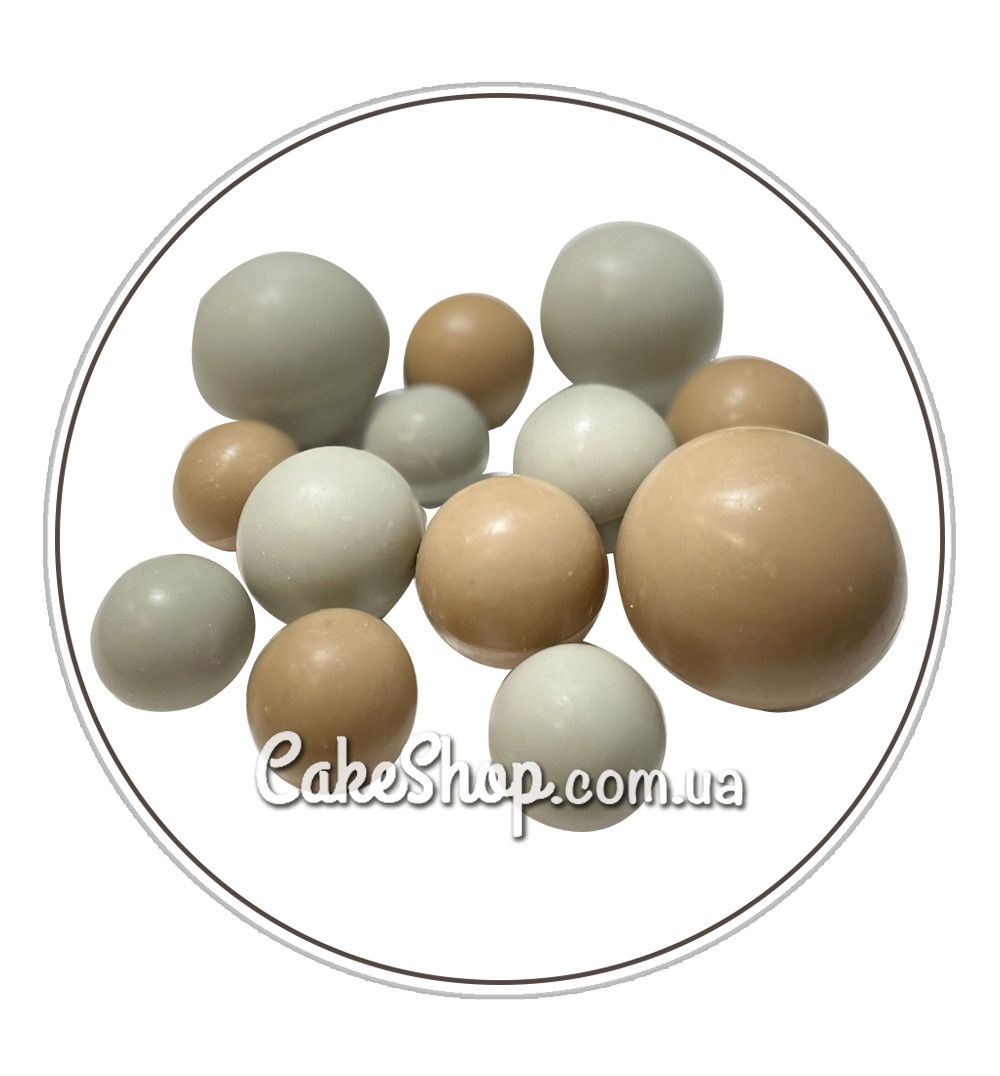 ⋗ Сфера шоколадна ДімК Сіра-беж2 купити в Україні ➛ CakeShop.com.ua, фото