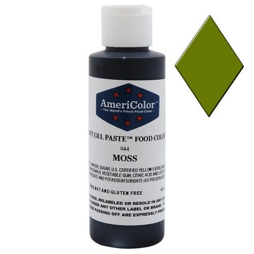 ⋗ Барвник гелевий Мох Moss AmeriColor 21 г купити в Україні ➛ CakeShop.com.ua, фото